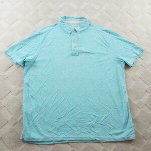 Tommy Bahama Polo Shirt Mens Large Baby Blue